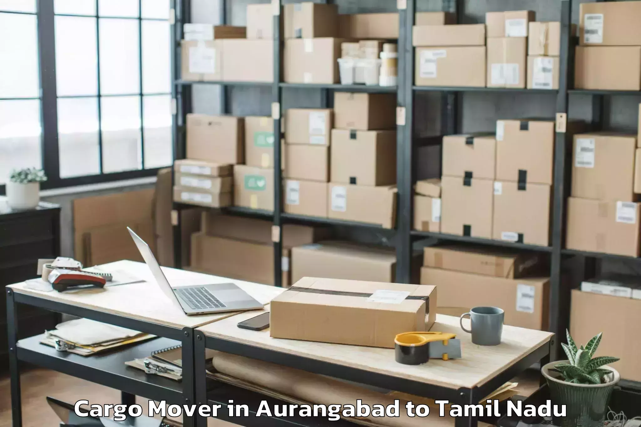 Trusted Aurangabad to Konganapuram Cargo Mover